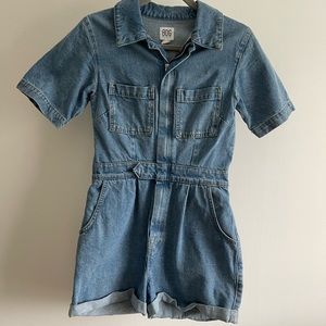 Urban Outfitters Denim Playsuit